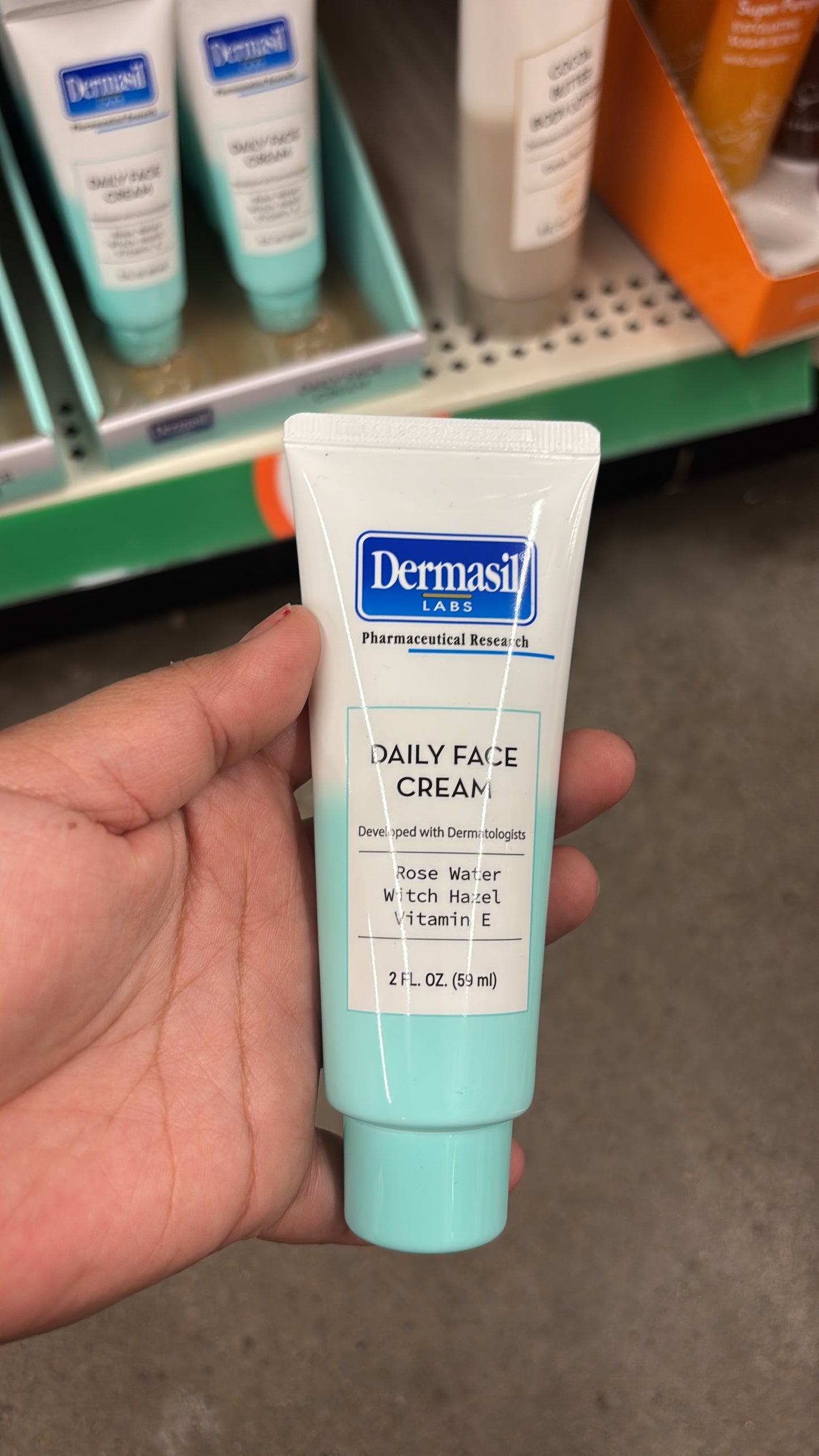 Daily face cream Dermasil