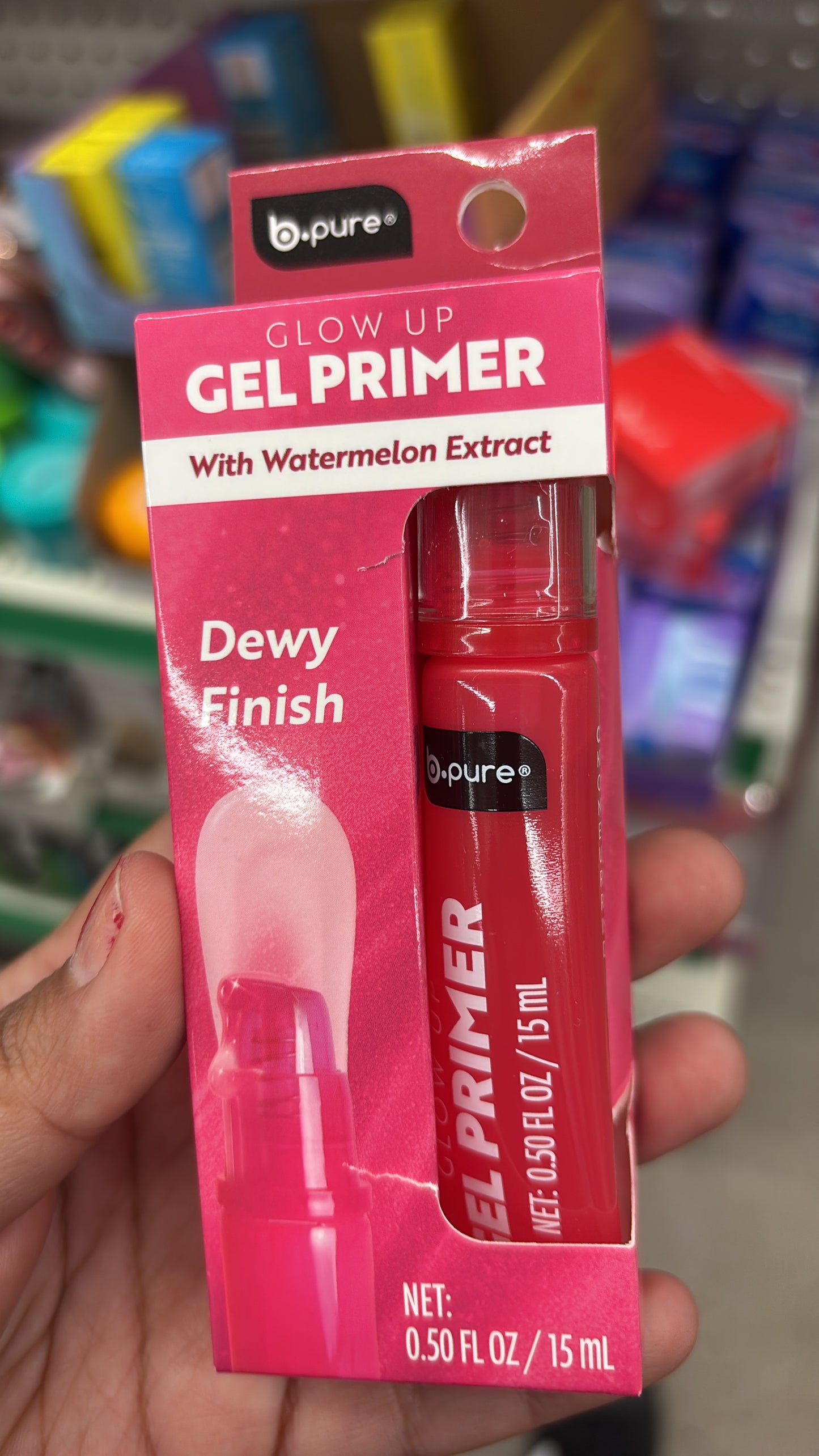 Gel primer dewy finish with watermelon extract