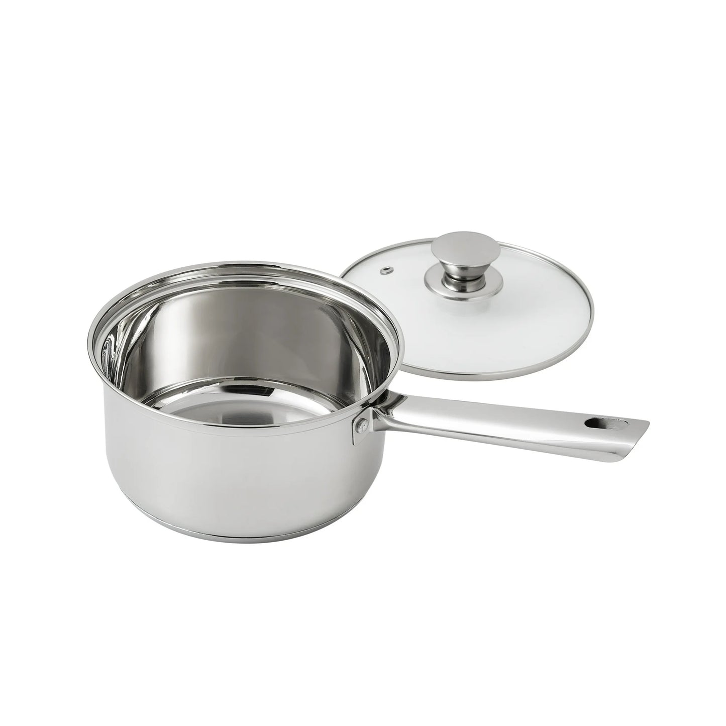 Mainstays Juego de Utensilios de Cocina y Sartenes de Acero Inoxidable Antiadherente de 10 Piezas