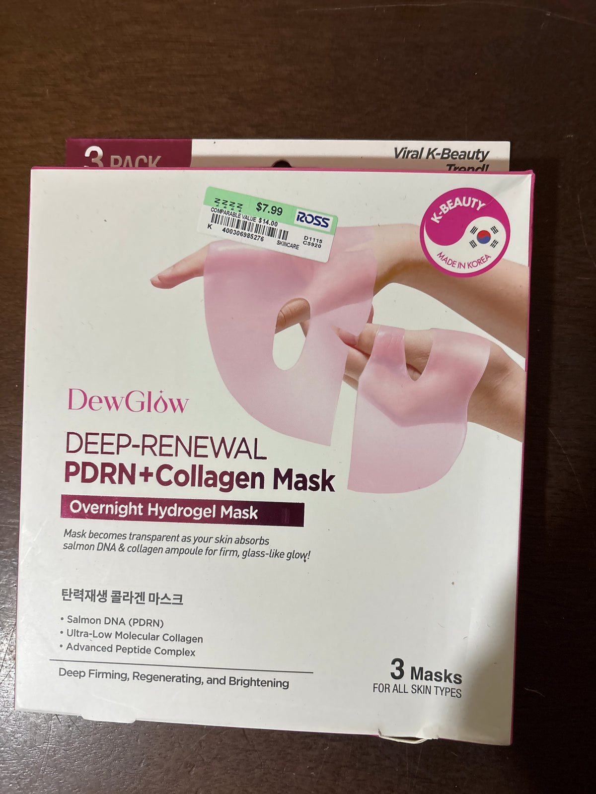Dew Glow Deep - Renewal PDRN + Collagen Mask