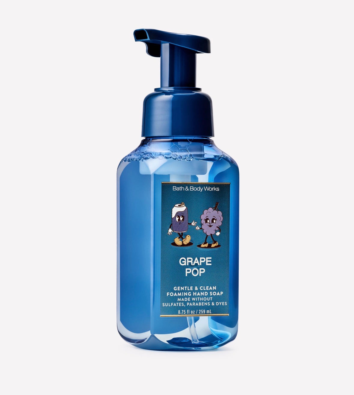 Jabón Espumoso Grape Pop Bath & Body Works 259 ml | Aroma a Uva Dulce