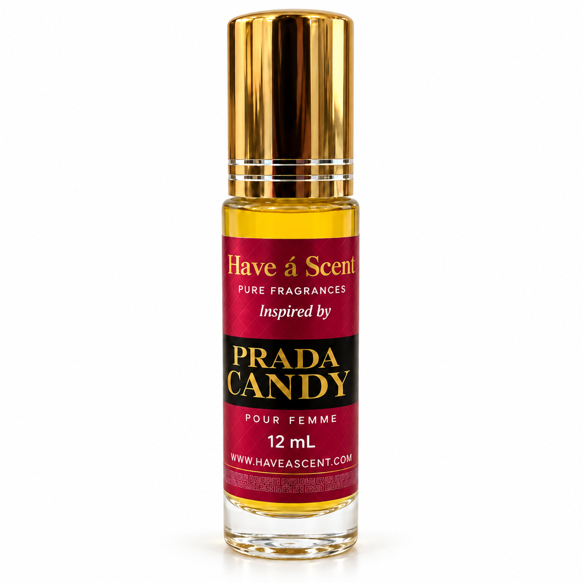 Perfume en aceite roll-on inspirado en Prada Candy para mujer · 12 ml