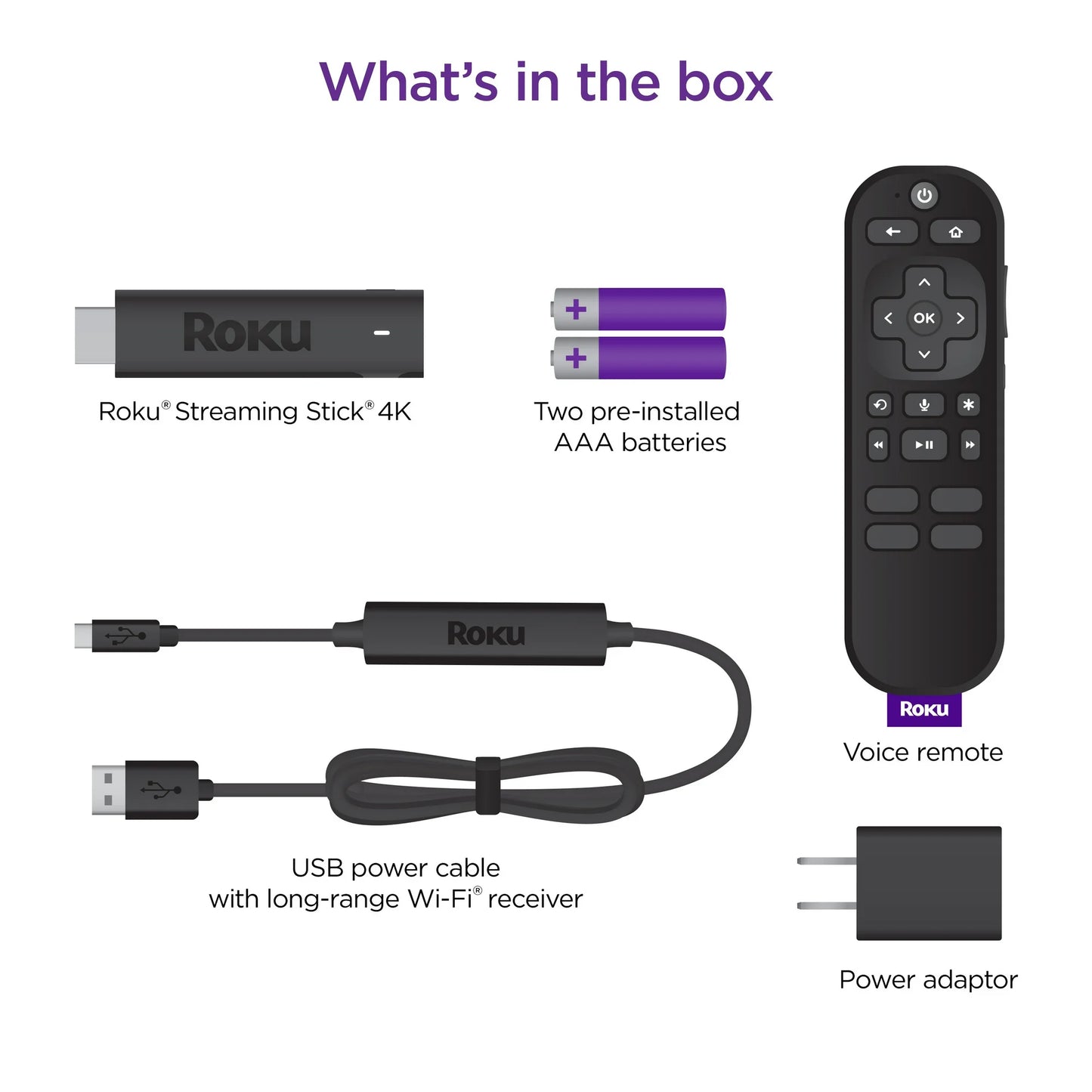 Roku Reproductor Multimedia de Transmisión de Visión 4K HDR Dolby