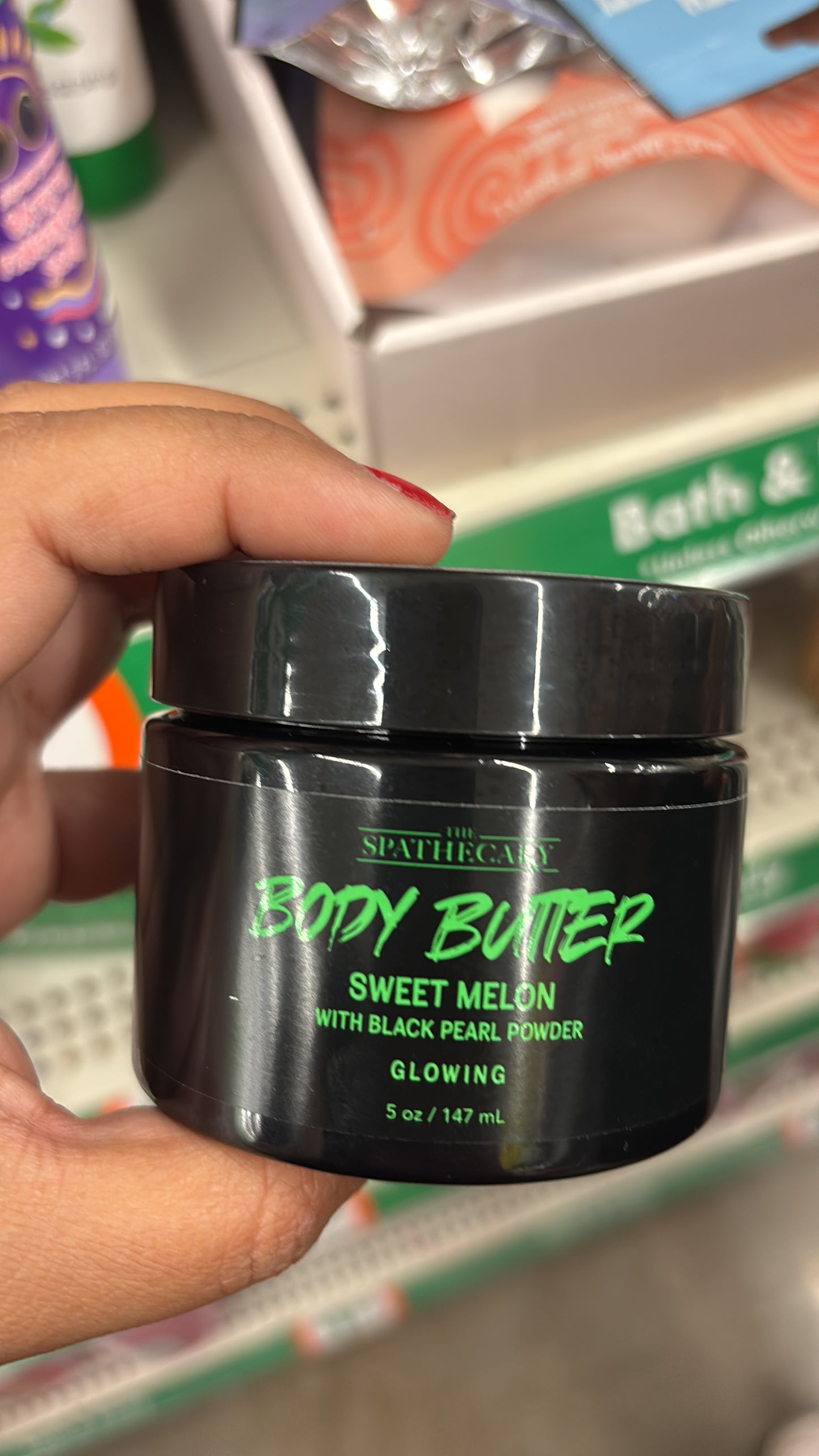 The spathecary body butter sweet melon