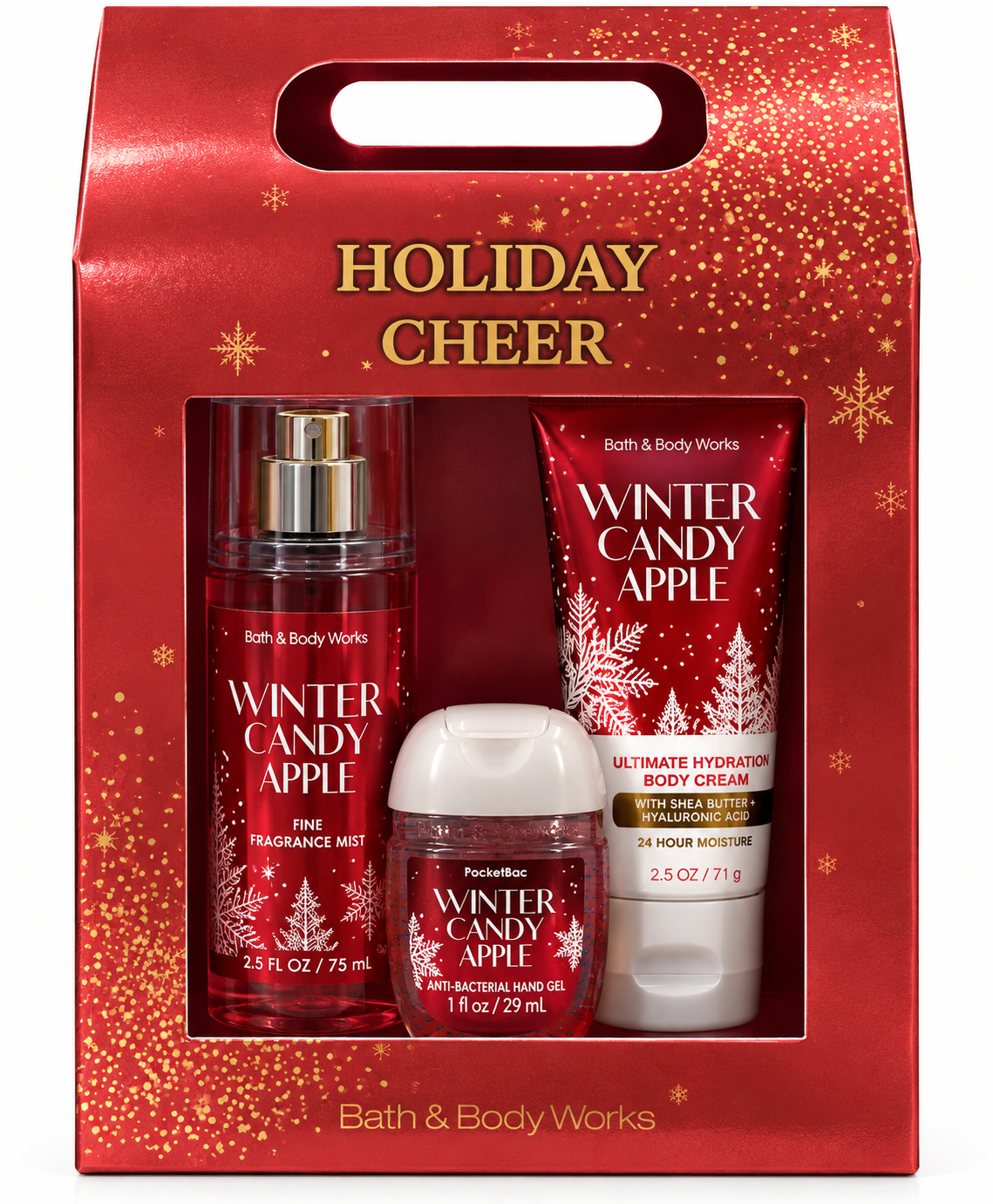 🎄 Bath & Body Works Holiday Cheer – Set Navideño de 3 Piezas