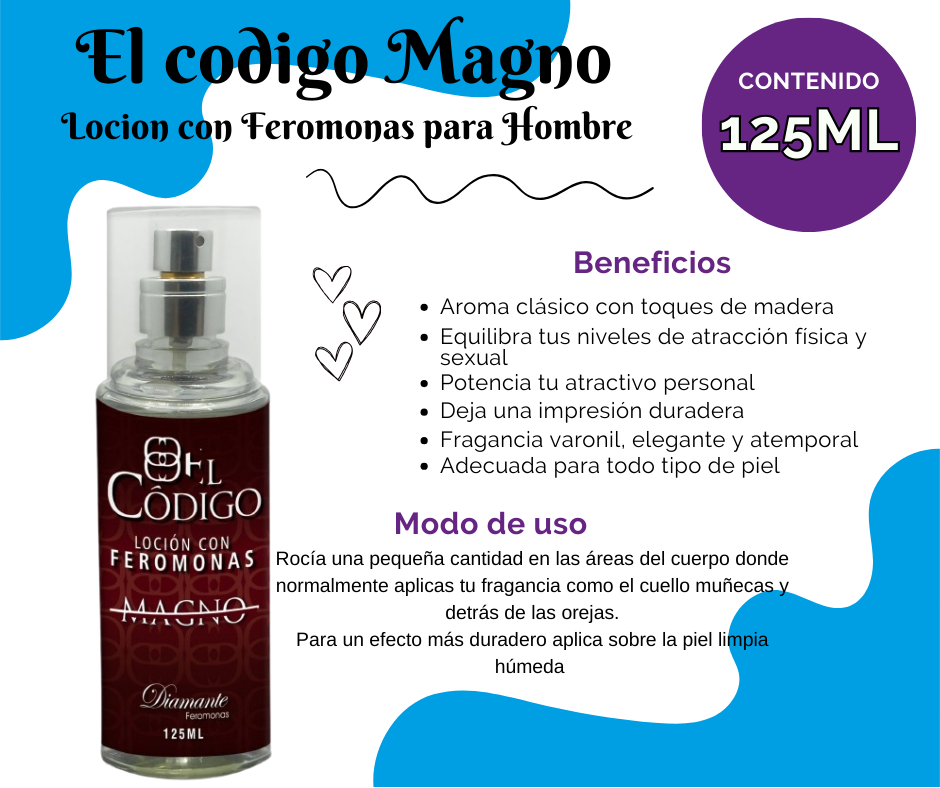 El Código Loción con Feromonas Magno