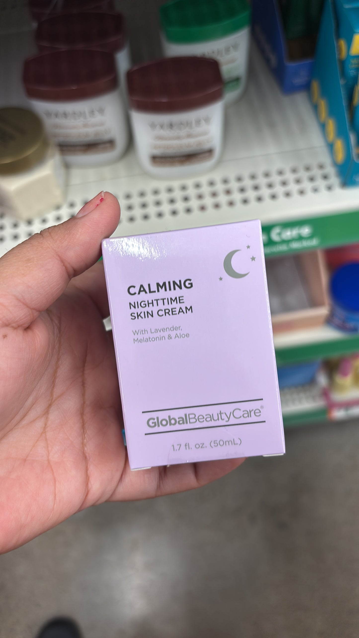 Calming night time skin cream