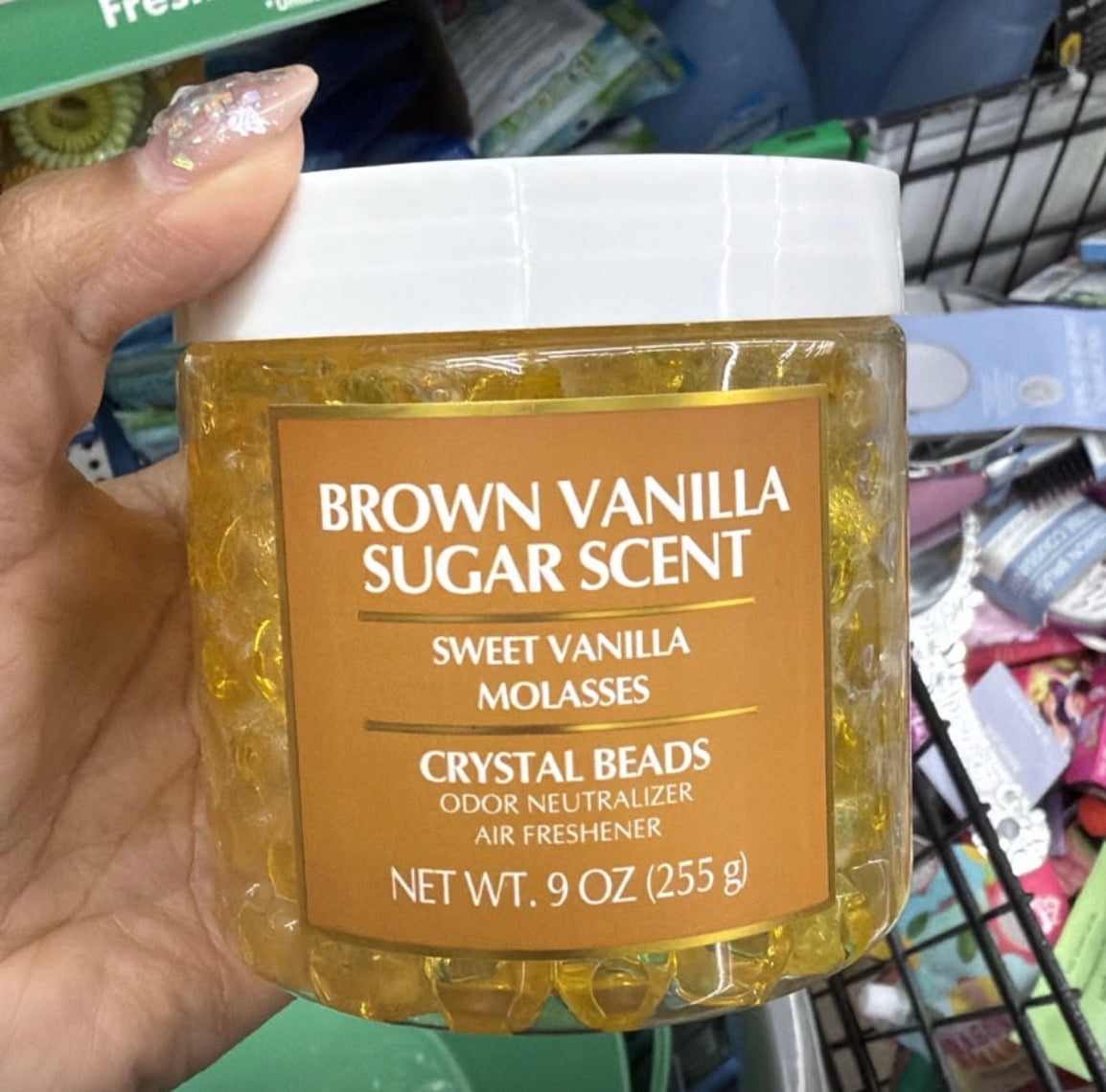 Brown Vanilla Sugar Scent cristal Beads