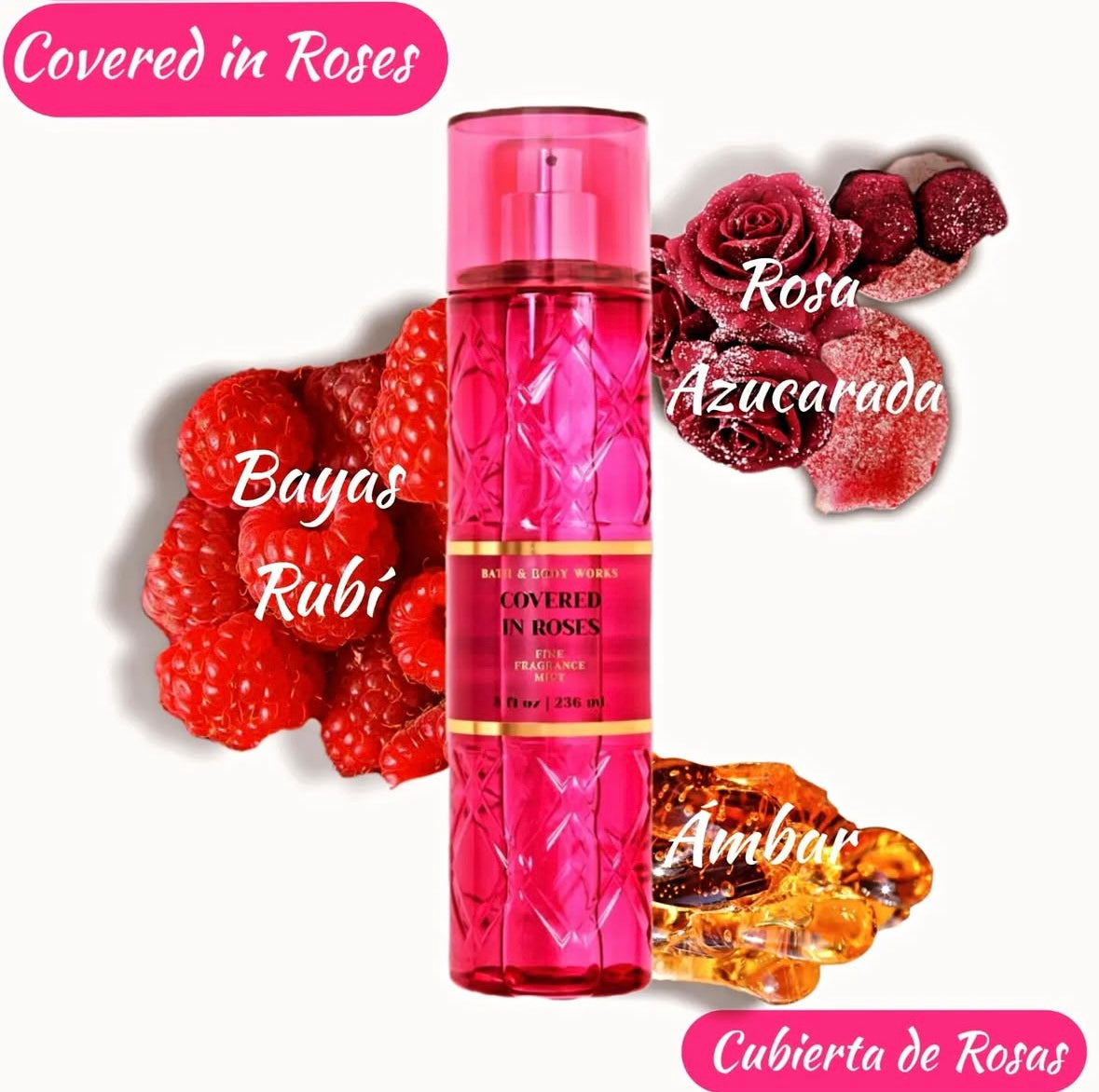 Covered In Roses de Bath & Body Works