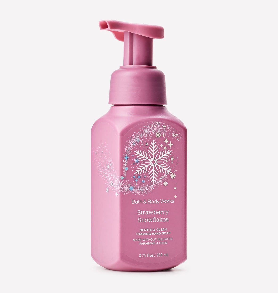 Bath & Body Works Strawberry Snowflakes | Jabón Espuma para Manos 259 ml