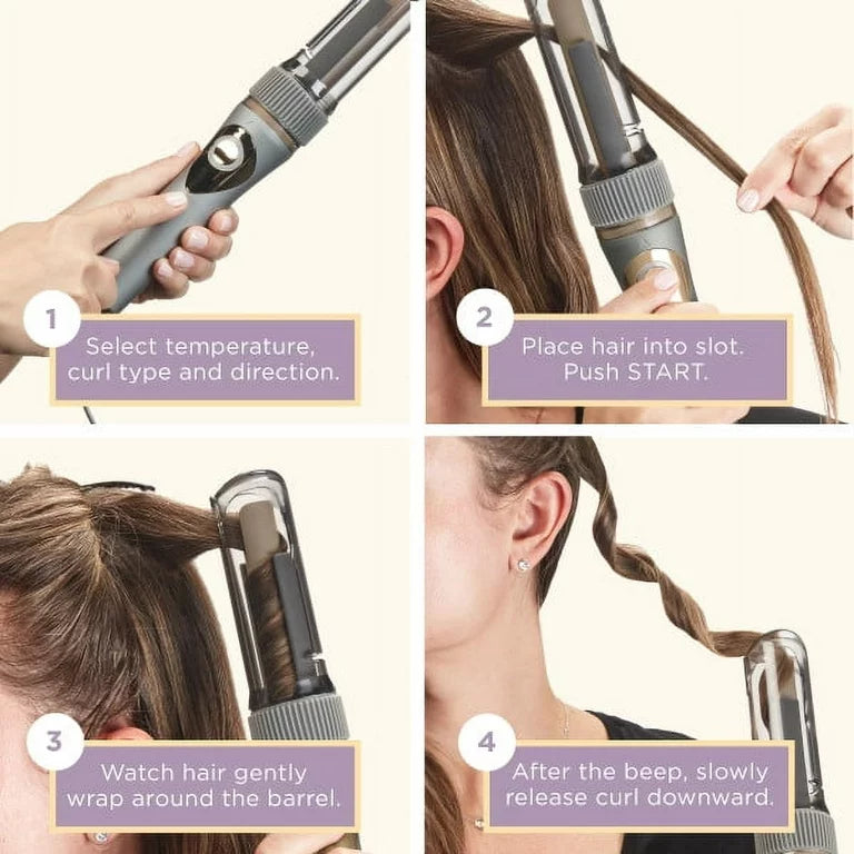 INFINITIPRO de CONAIR Nuevo Curl Secret, Rizador Automático con Doble Voltaje para Viajes