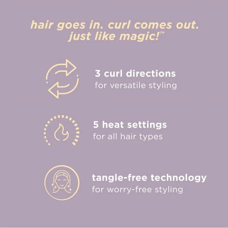 INFINITIPRO de CONAIR Nuevo Curl Secret, Rizador Automático con Doble Voltaje para Viajes