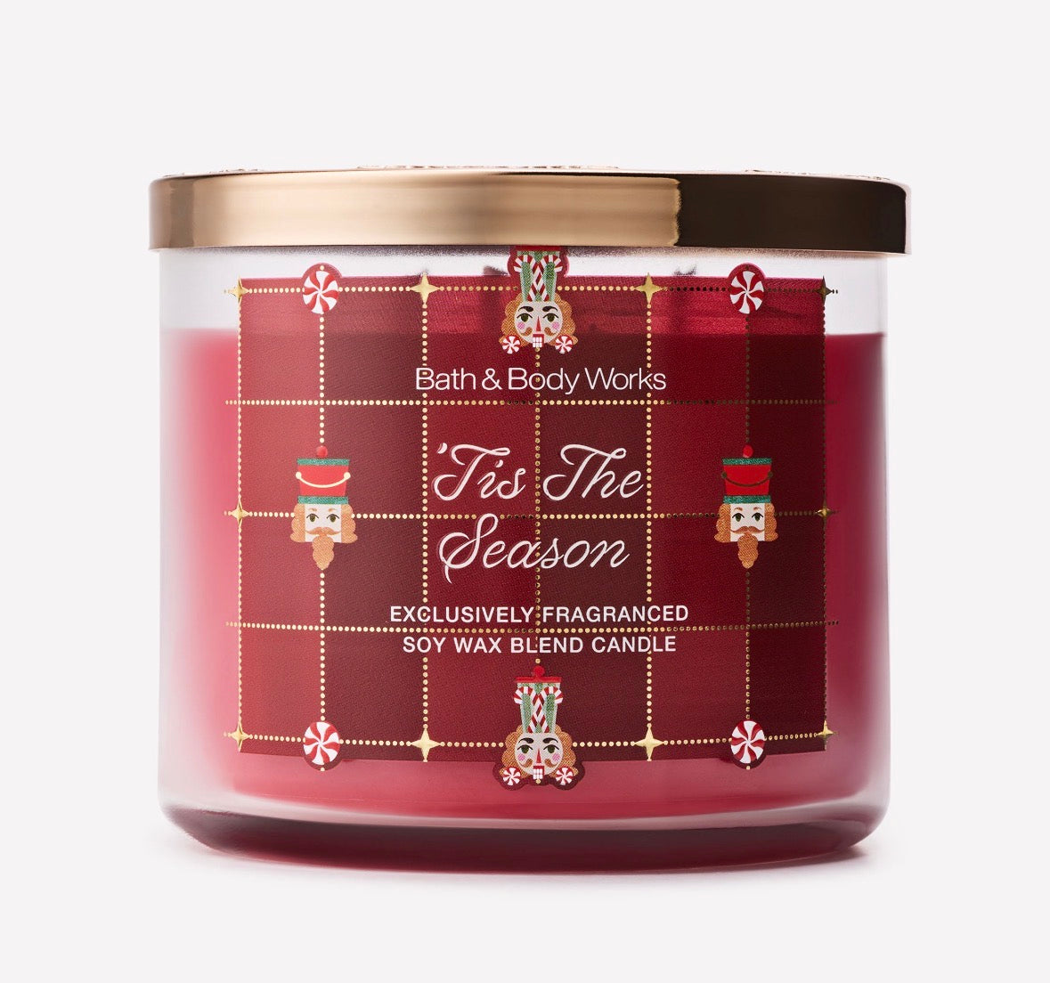 ’Tis the Season Vela 3 Mechas Bath & Body Works 411 g