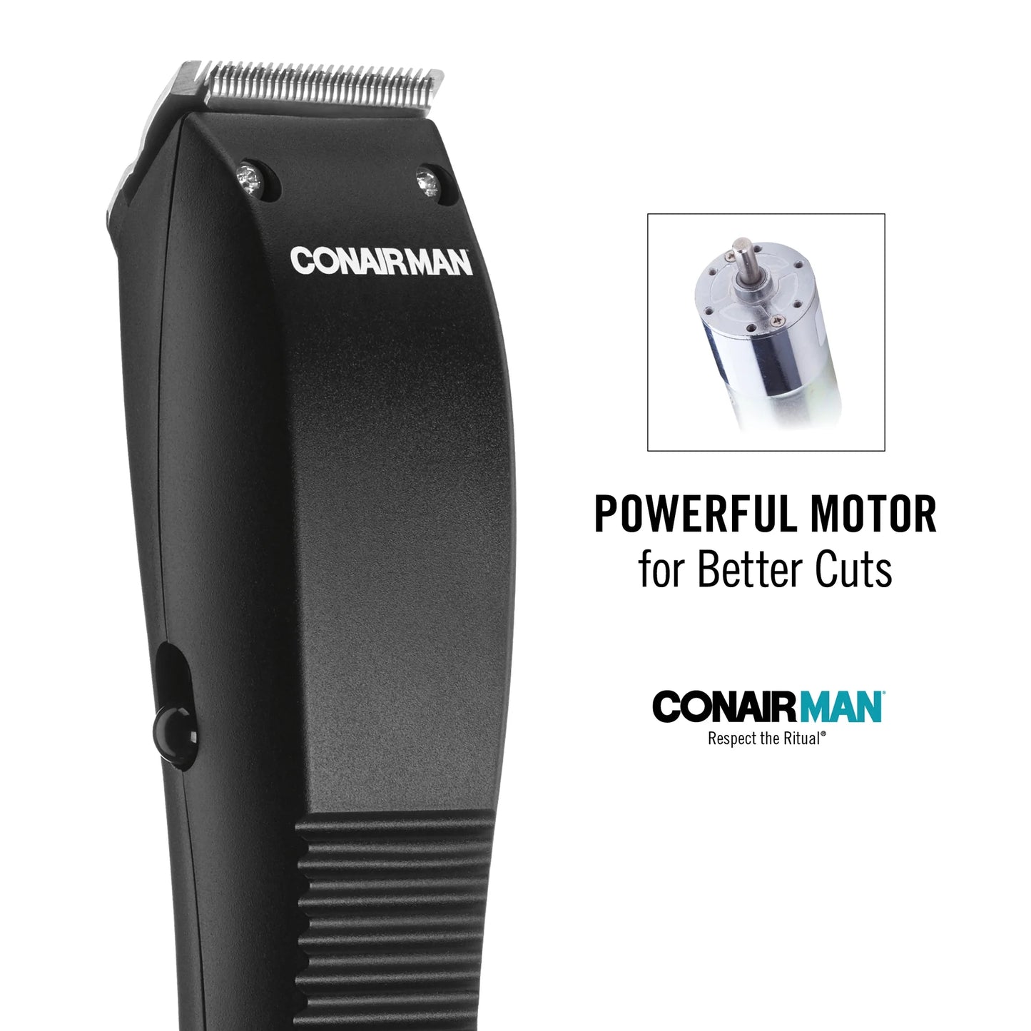 ConairMAN Kit de Corte de Pelo para Hombre de Corte Simple 10 Piezas