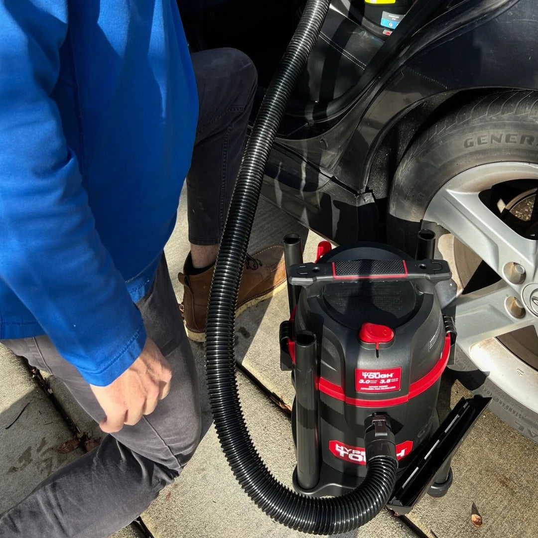 Hyper Tough Aspiradora en Seco y Húmedo de 3,5 HP y 3 Galones para el Hogar, el Automóvil, el Garaje y el Taller