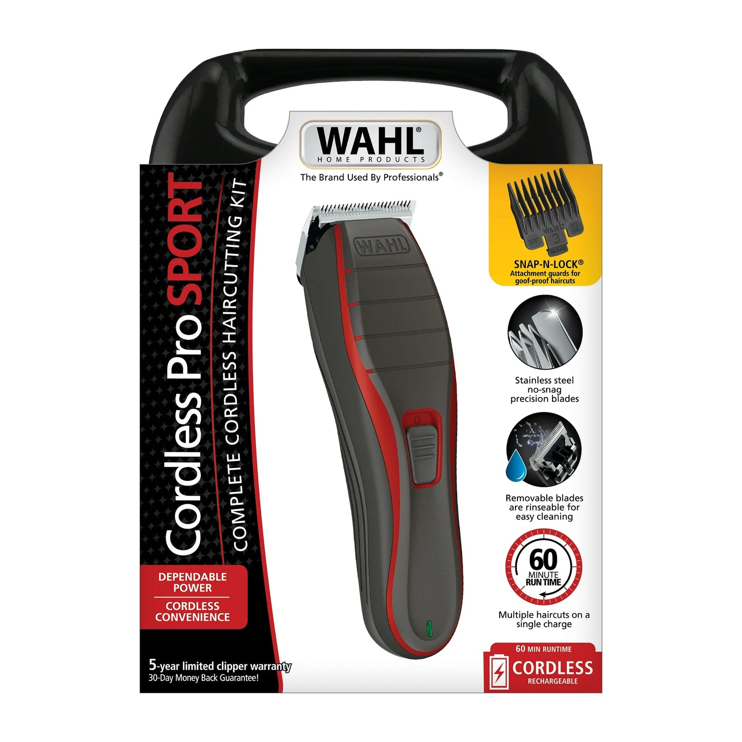 Wahl Inalámbrico Pro, Voltaje Mundial, Cortapelos Recargable para Hombre y Mujeres - 3023879