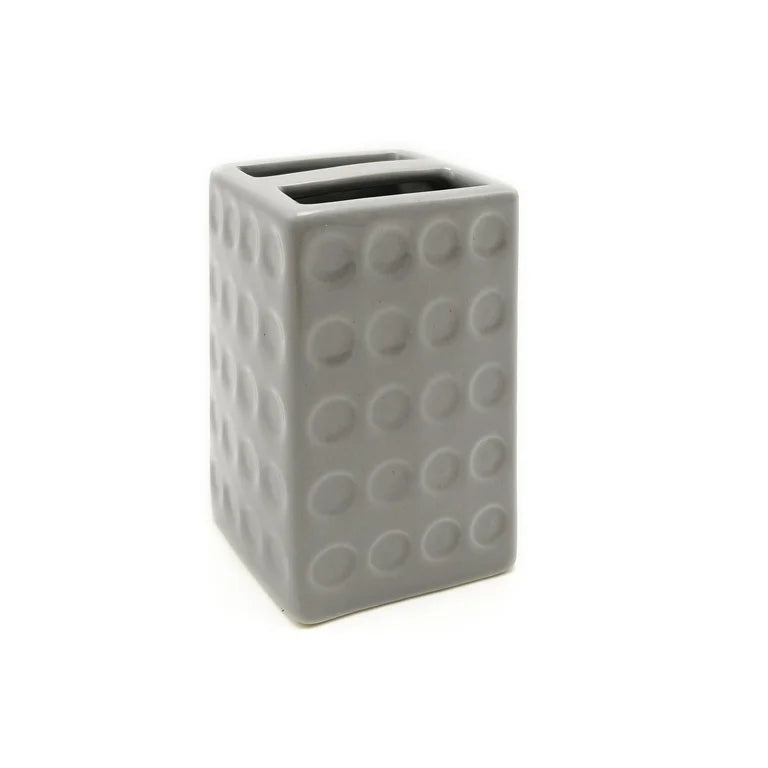 Mainstays Juego de Accesorios de Baño y Cortina de Ducha de Poliéster/cerámica de 17 Piezas, Multicolor