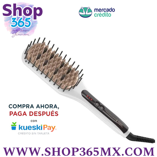 REMINGTON SHINE THERAPY Cepillo Alisador con Infusión de Aceite de Argán y Queratina