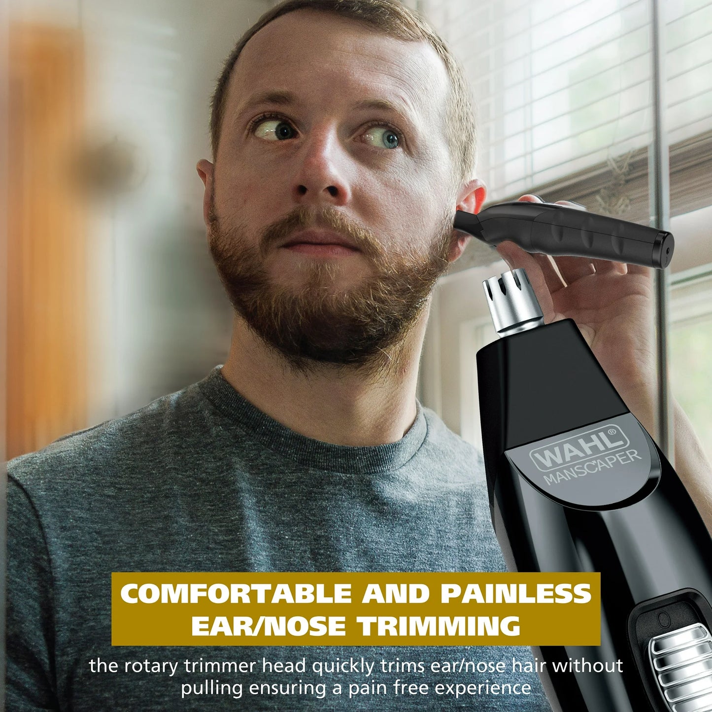 Wahl Manscaper Caja de Herramientas Recortadora Recargable para Recortar, Afeitar y Detallar para Hombre - 3024523
