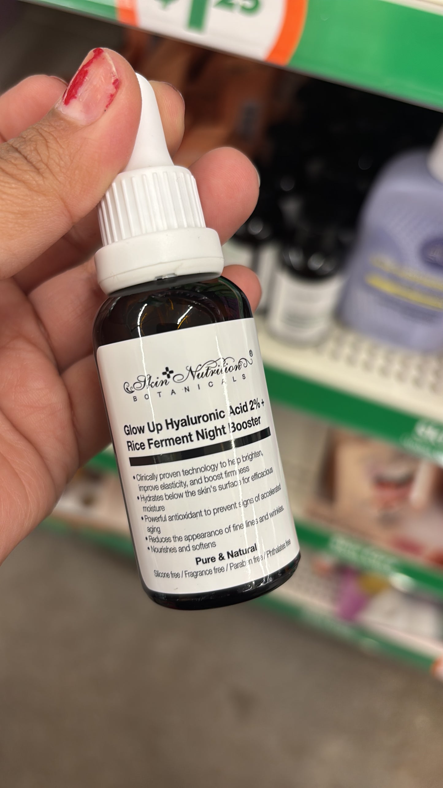Glow up Hyaluronic Acid 2% + Rice Ferment Night Booster