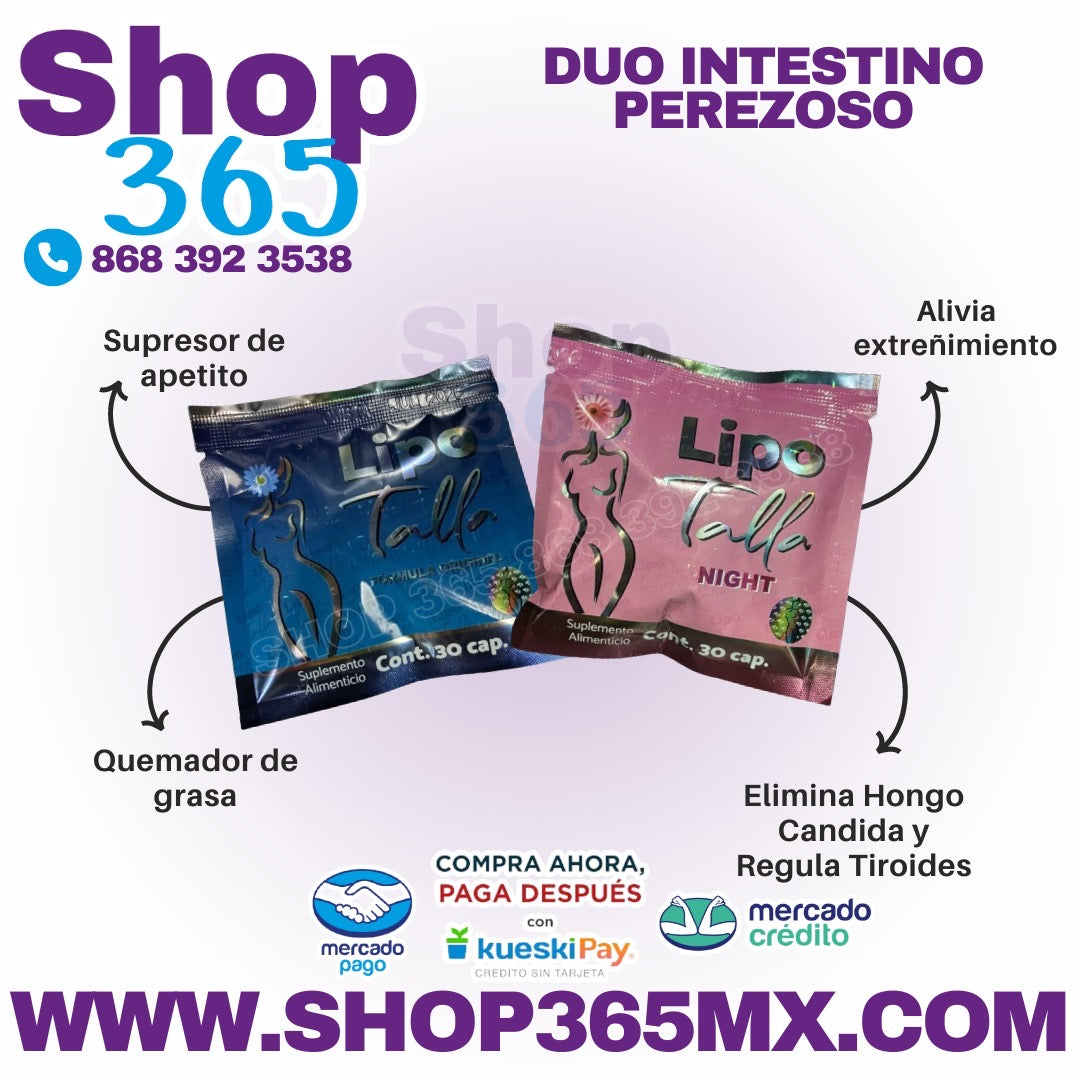 LIPOTALLA DIA Y NOCHE Duo Intesitino perezoso