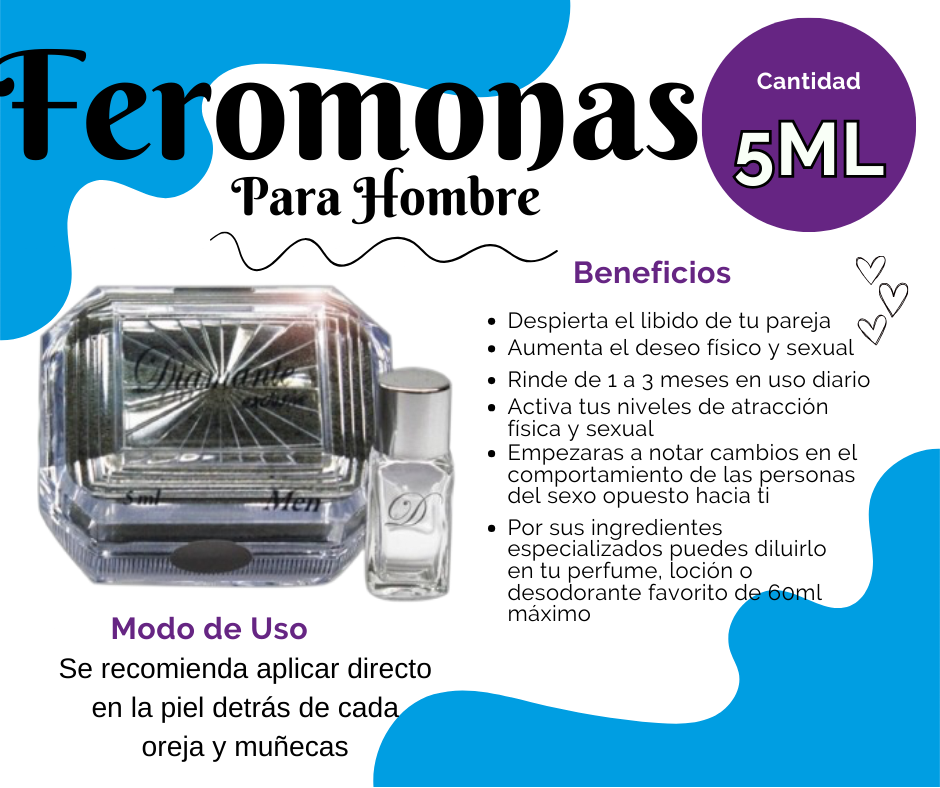 Concentrado de Feromonas para hombre