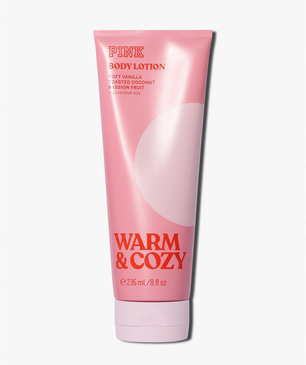 PINK Warm & Cozy Body Lotion 236 ml | Loción Corporal Vainilla, Coco y Maracuyá