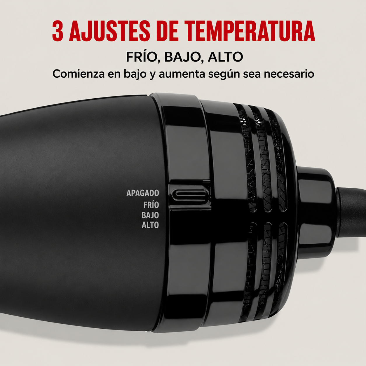 One-Step Revlon Secador de Pelo de Cerámica y Cepillo de Aire Caliente Voluminizador, Negro
