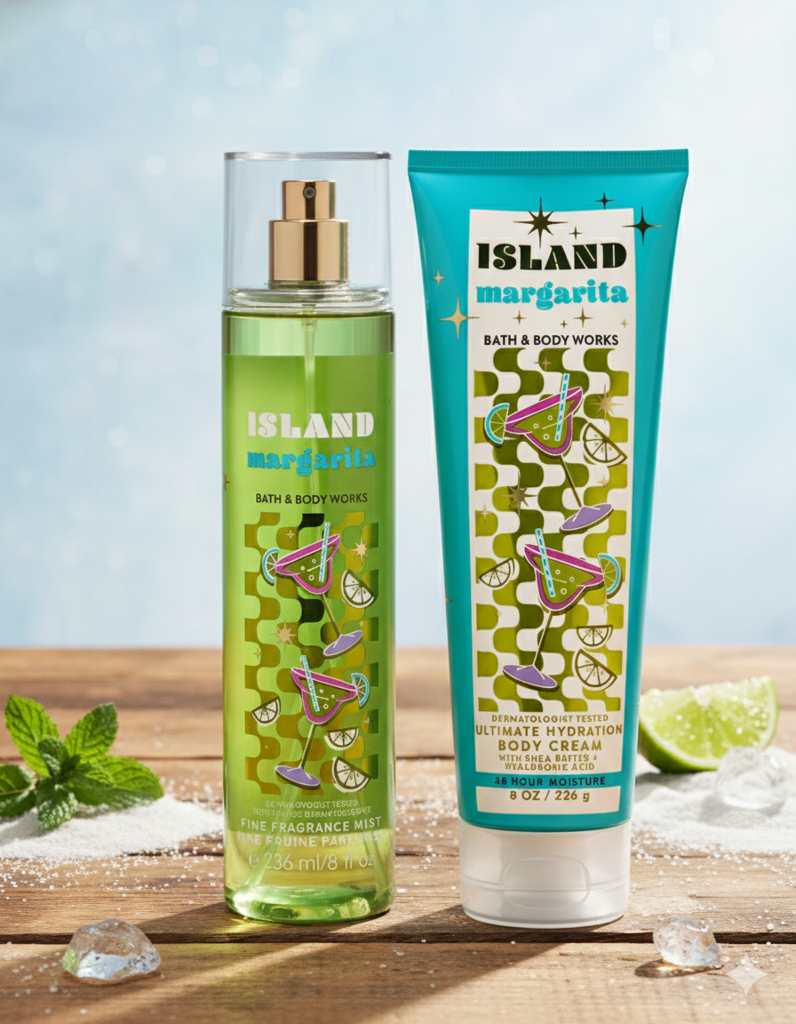 Set Bath & Body Works: Island Margarita (Mist + Crema Corporal)
