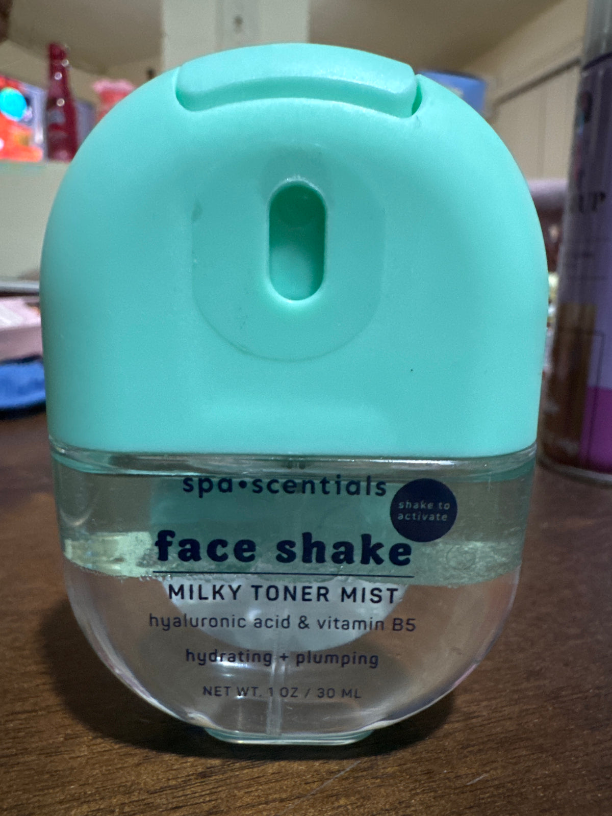 Spa scentials face Shake milky toner mist