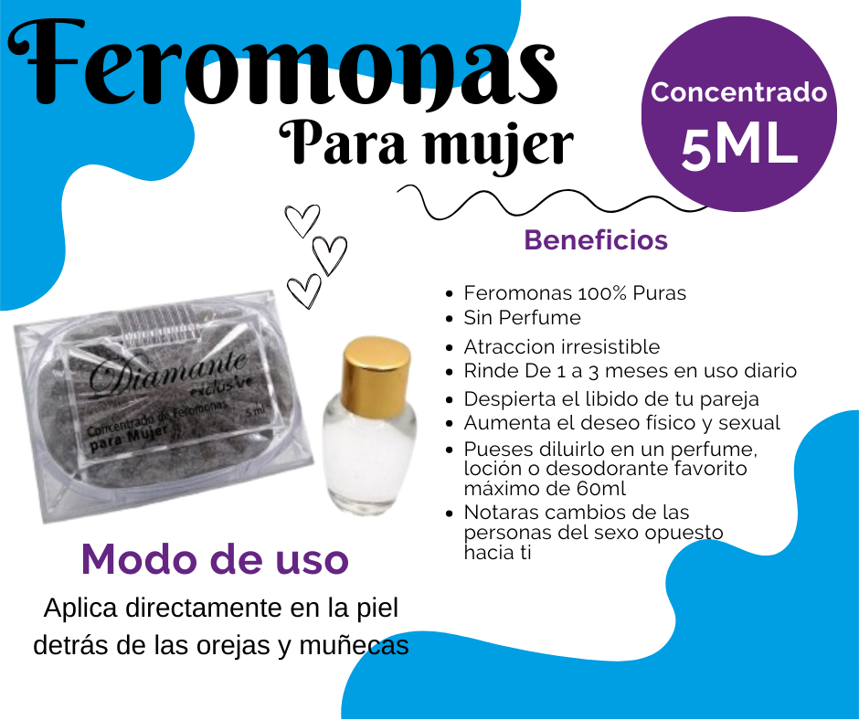 Concentrado de Feromonas para mujer