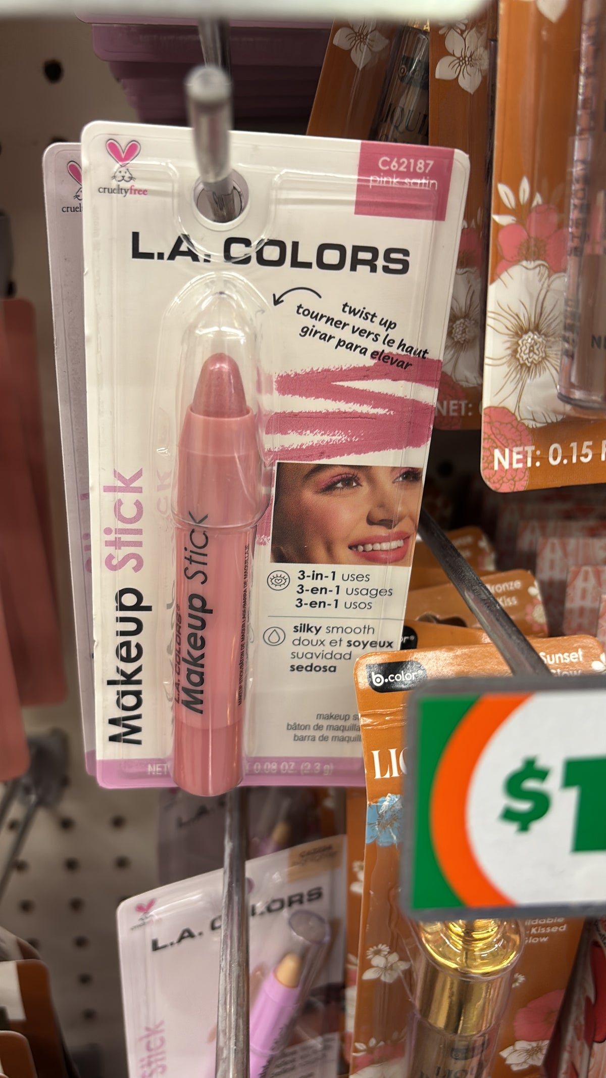LA COLORS MAKEUP STICK Pink Satin