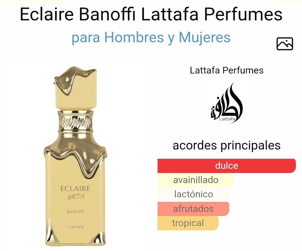 Eclaire Banoffi de Lattafa ORIGINAL