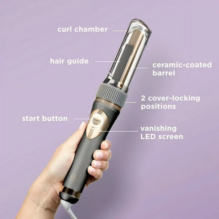 INFINITIPRO de CONAIR Nuevo Curl Secret, Rizador Automático con Doble Voltaje para Viajes
