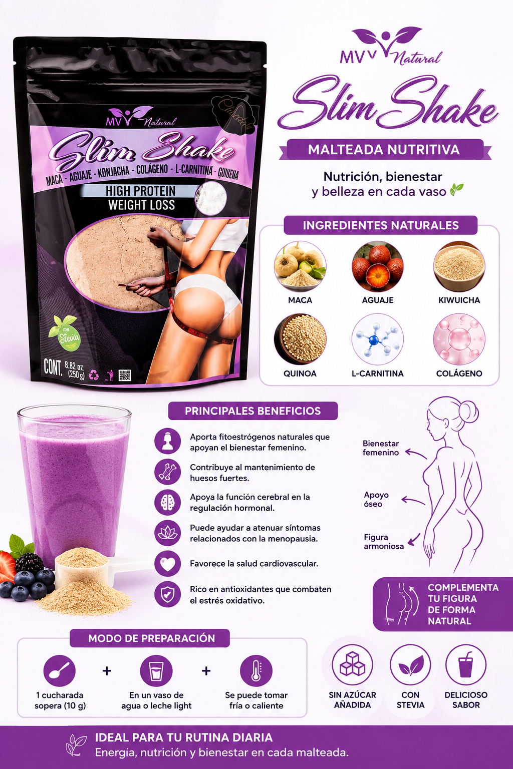 PROTEINA SLIM SHAKE MACA