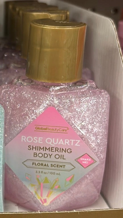 Global Beauty Care Shimmering Body Oil Floral Scent