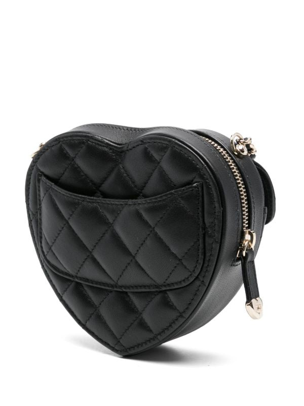 Bebe Heart Crossbody Negro