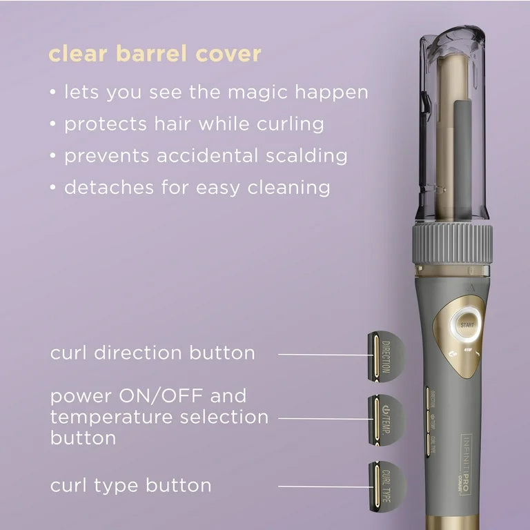 INFINITIPRO de CONAIR Nuevo Curl Secret, Rizador Automático con Doble Voltaje para Viajes