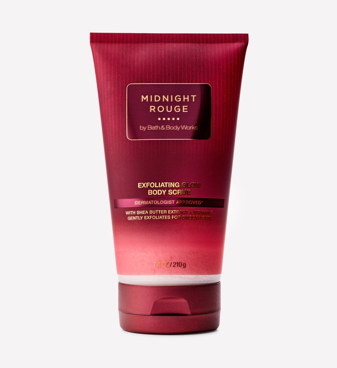 Bath & Body Works Midnight Rouge – Exfoliante Corporal Glow 210 g