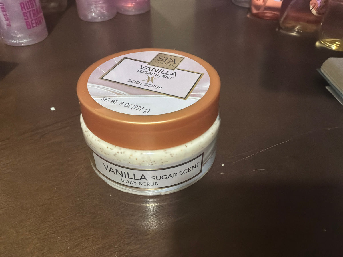 Spa Luxury Vanilla Sugar Scent Body Scrub