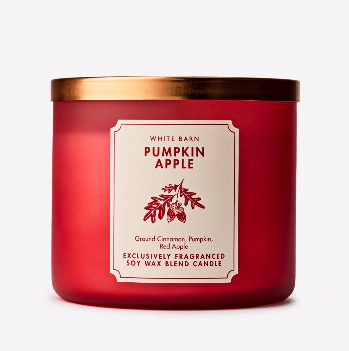 Bath & Body Works Pumpkin Apple Vela 3 Mechas 411 g