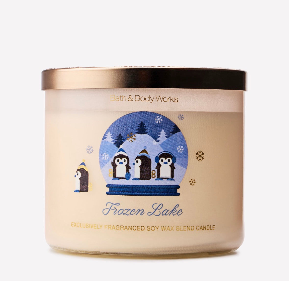 Frozen Lake Vela 3 Mechas Bath & Body Works 411 g