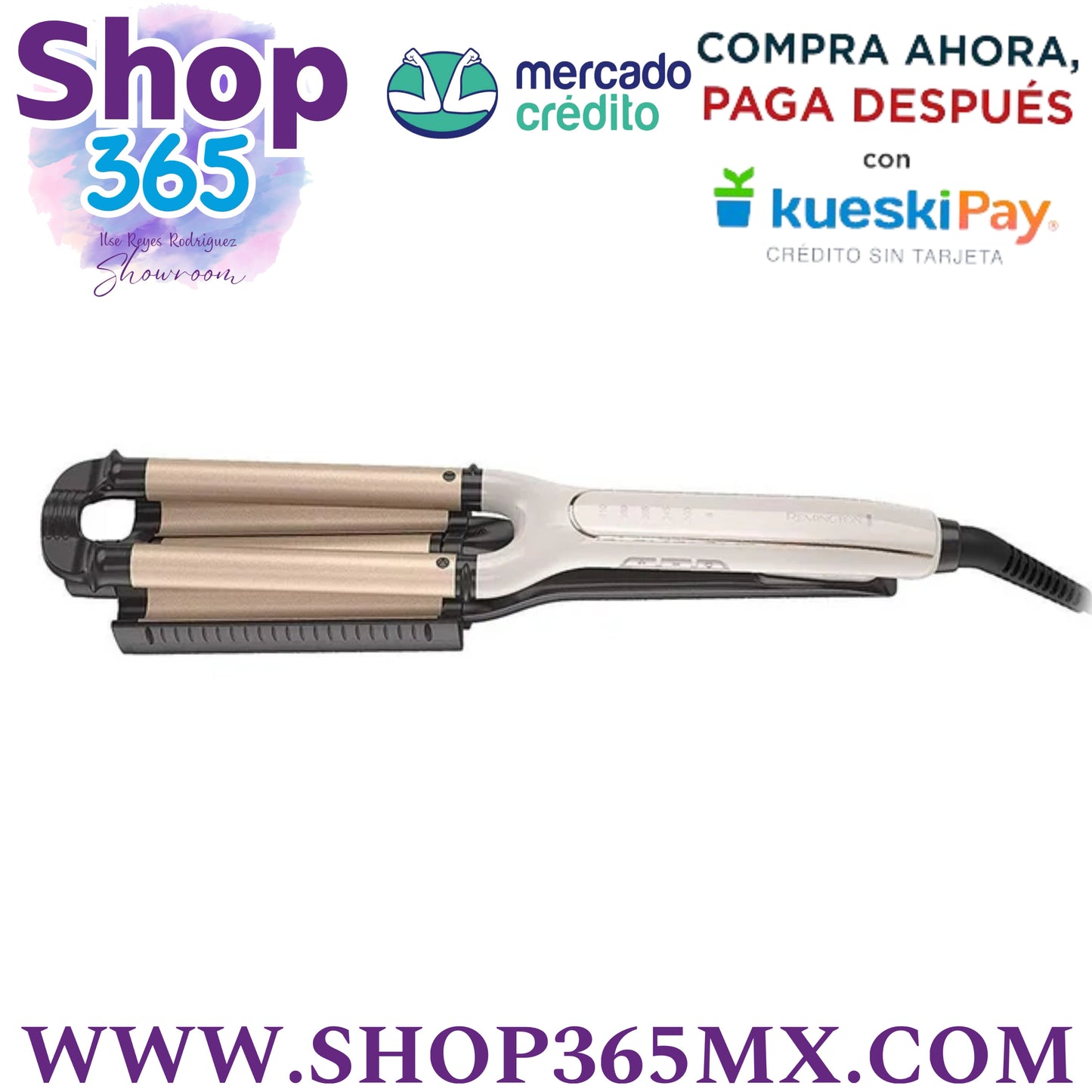 Remington Waver Ajustable 4 en 1 con Tecnología de Precisión Pura, Waver Profundo
