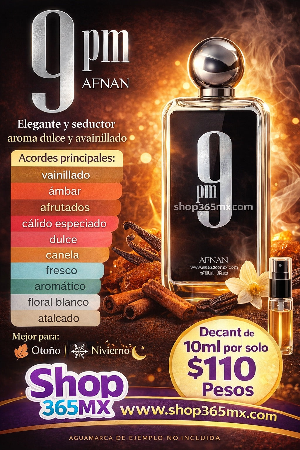 Afnan 9PM H 10ML Decant
