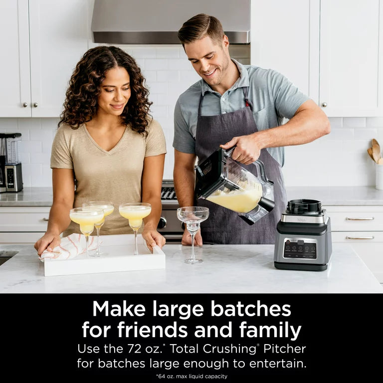 Sistema de cocina Ninja Profesional Más con Auto-iq y 72 oz. Total de Trituración Licuadora, BN800