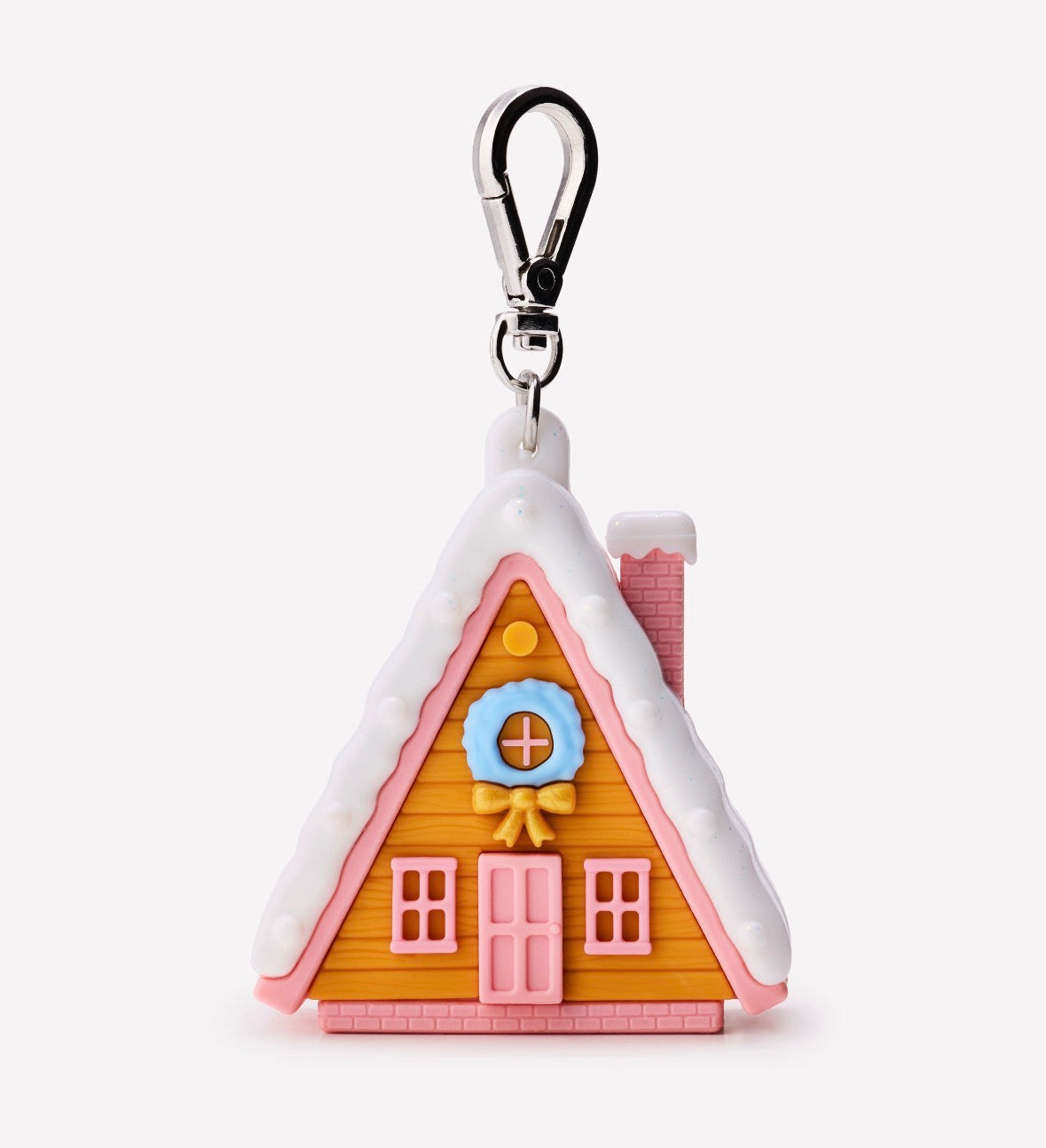 Bath & Body Works Porta Gel Antibacterial Casita de Jengibre Navideña Rosa – PocketBac Holder