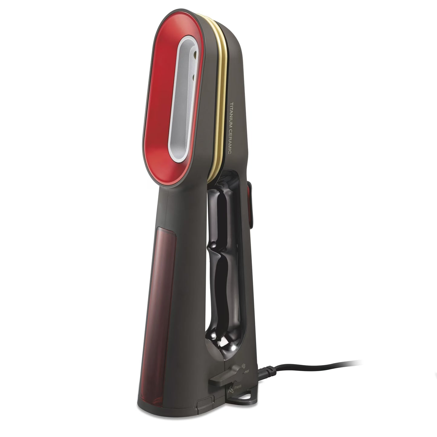 CHI SteamPress Vaporizador de Ropa de Mano 3 en 1 para Ropa, Vaporizador de Viaje y Plancha, Negro