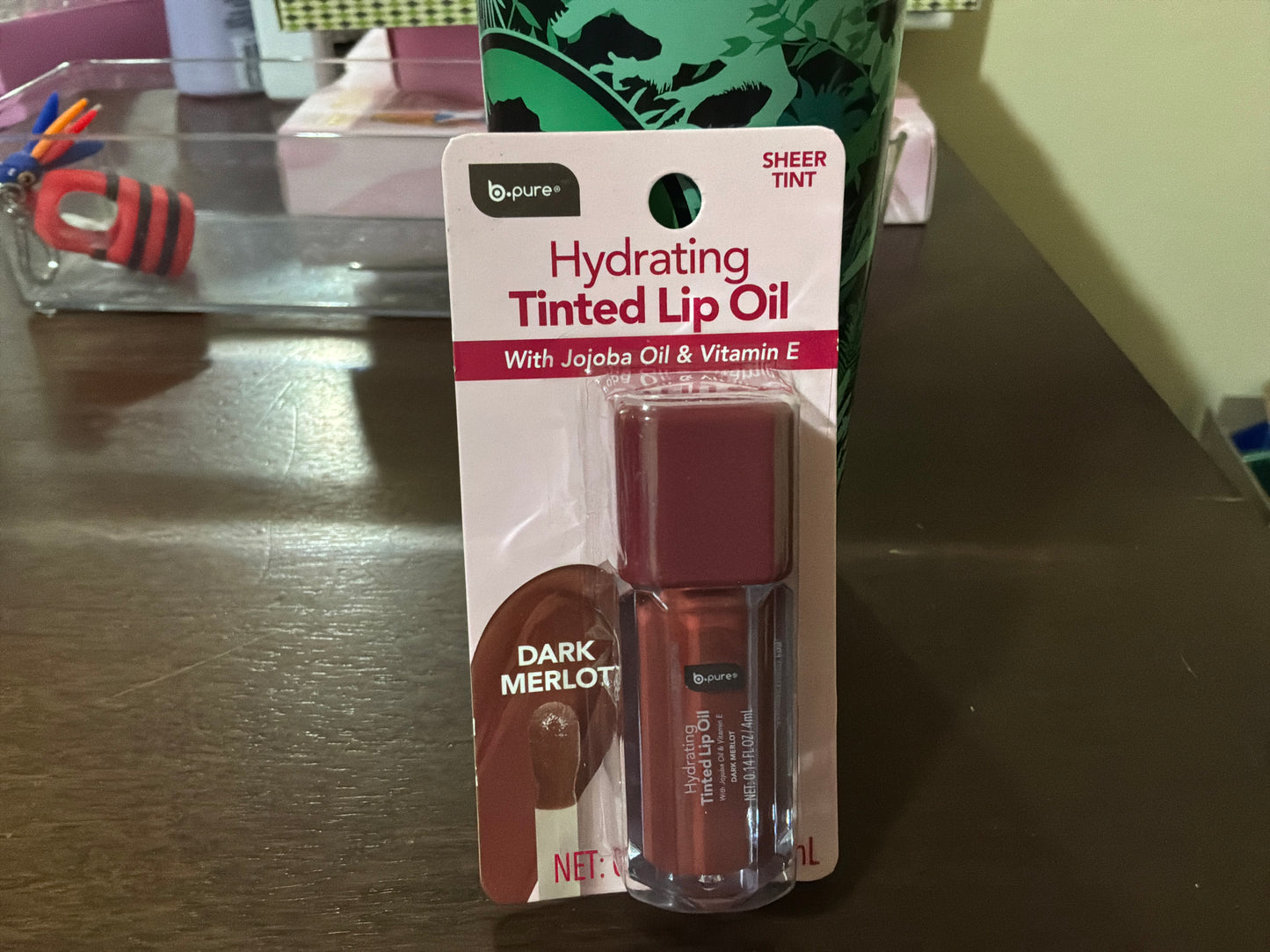 Bpure Hydrating Tinted Lip Oil Dark Merlot