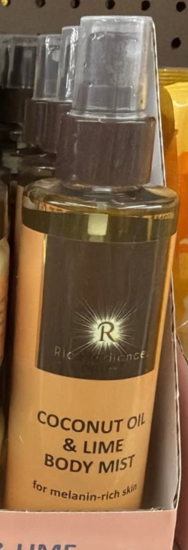 Rich Radiance Coconut Oil & lime Body mist