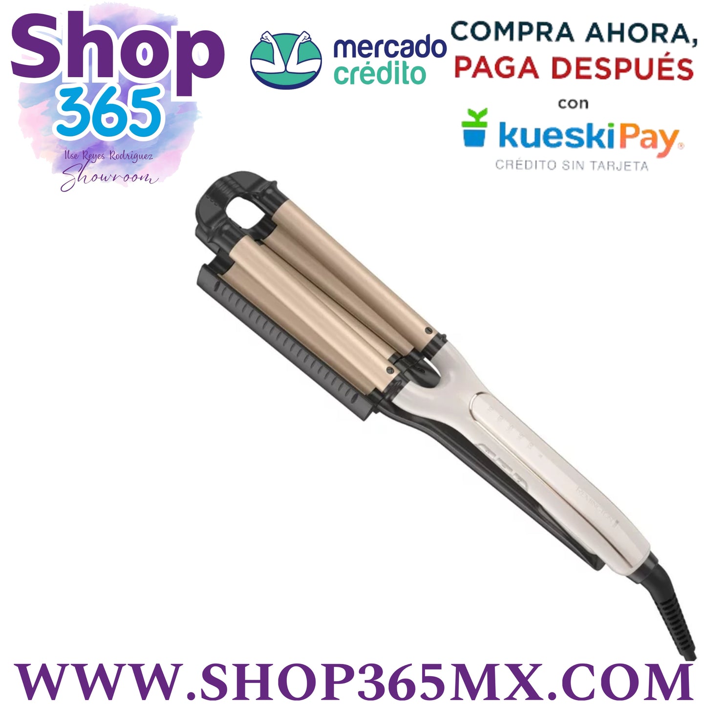 Remington Waver Ajustable 4 en 1 con Tecnología de Precisión Pura, Waver Profundo